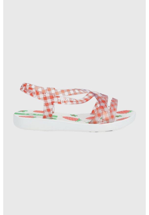 Ipanema sandały dziecięce SANDAL KIDS kolor czerwony. Kolor: czerwony. Materiał: guma, materiał. Obcas: na obcasie. Wysokość obcasa: niski