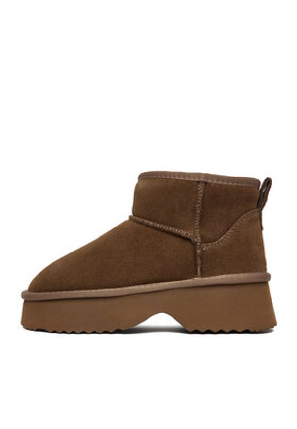 Badura Śniegowce EO-ANIKA-TS6302-01 Brązowy. Kolor: brązowy. Materiał: skóra, zamsz