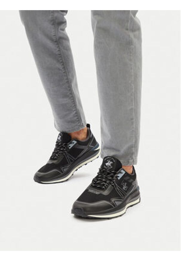 Beverly Hills Polo Club Sneakersy VSS25-B006 Czarny. Kolor: czarny. Materiał: materiał