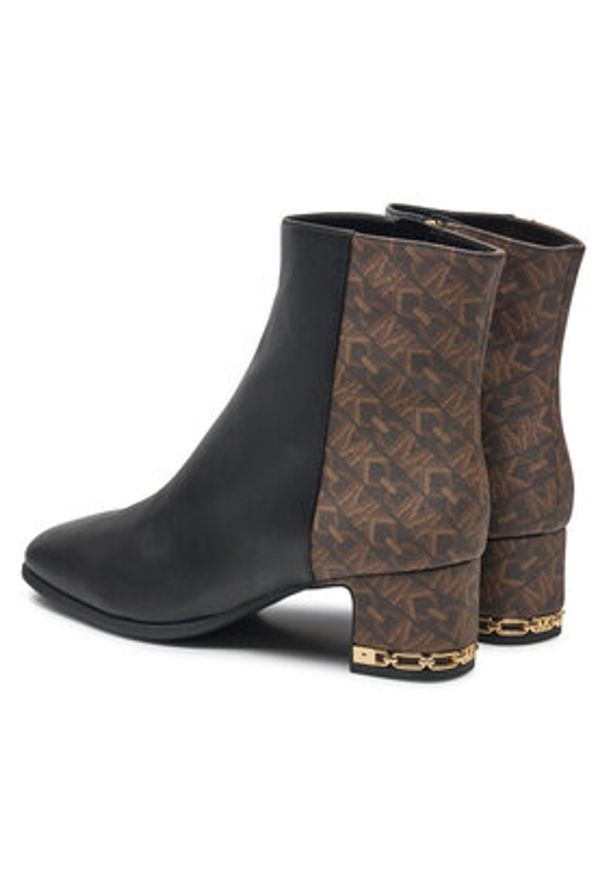 MICHAEL Michael Kors Botki 40F4JUME6L Brązowy. Kolor: brązowy. Materiał: skóra