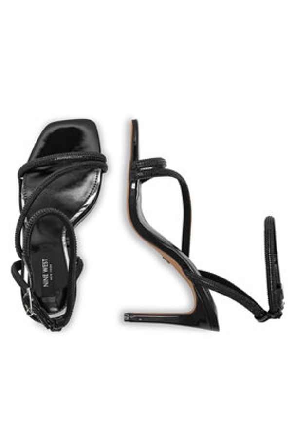 Nine West Sandały WFA2675-1 Czarny. Kolor: czarny. Materiał: syntetyk