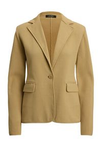 Lauren Ralph Lauren - LAUREN RALPH LAUREN Marynarka 200971364002 Beżowy Straight Fit. Kolor: beżowy. Materiał: bawełna #3