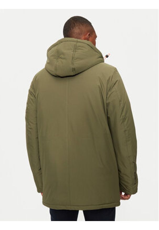 INDICODE Kurtka zimowa Inviks 15-848 Khaki Regular Fit. Kolor: brązowy. Materiał: syntetyk. Sezon: zima