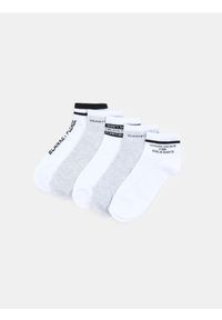 Sinsay - Skarpetki z bawełną 5 pack - biały. Kolor: biały. Materiał: bawełna