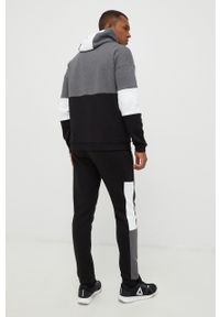 EA7 Emporio Armani dres męski kolor czarny. Kolor: czarny. Materiał: dresówka #4