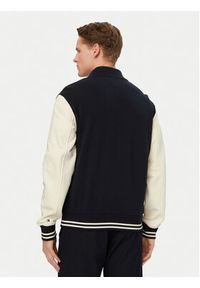 TOMMY HILFIGER - Tommy Hilfiger Bluza Colour-Blocked Terry MW0MW43091 Granatowy Regular Fit. Kolor: niebieski. Materiał: bawełna #5