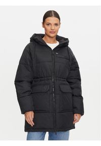 Tommy Jeans Płaszcz zimowy Vail DW0DW18842 Czarny Regular Fit. Kolor: czarny. Materiał: syntetyk. Sezon: zima