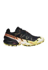 salomon - Buty do biegania męskie Salomon Speedcross 6 Gtx. Kolor: czarny. Materiał: materiał, syntetyk. Szerokość cholewki: normalna. Model: Salomon Speedcross