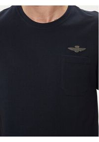 Aeronautica Militare T-Shirt 241TS2229J593 Granatowy Regular Fit. Kolor: niebieski. Materiał: bawełna