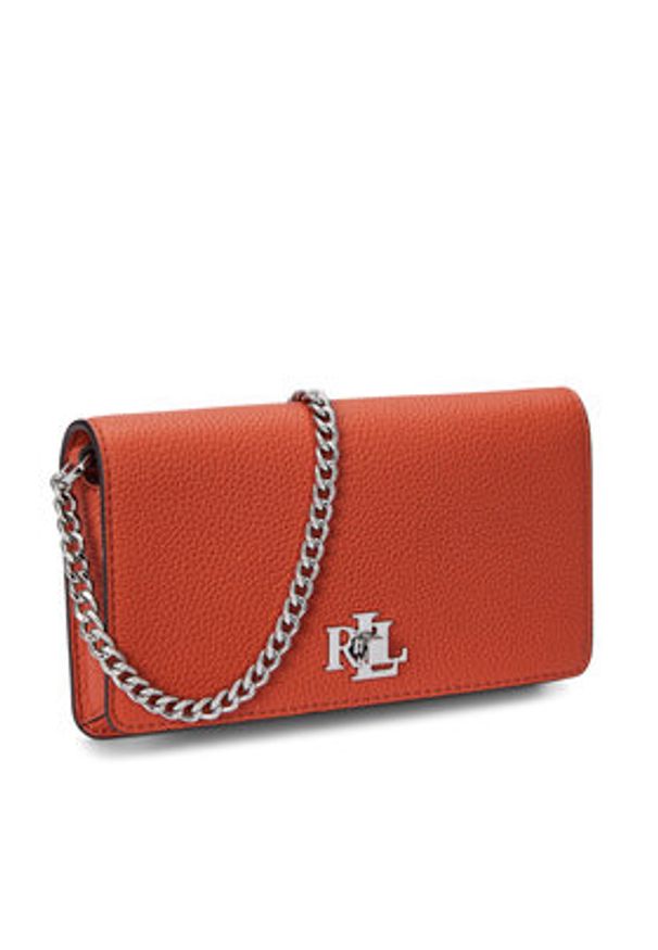 Lauren Ralph Lauren - LAUREN RALPH LAUREN Torebka 432942073009 Pomarańczowy. Kolor: pomarańczowy. Materiał: skórzane