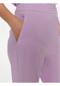 Patrizia Pepe Spodnie materiałowe 2P1603/A049-M495 Fioletowy Regular Fit. Kolor: fioletowy. Materiał: syntetyk #4