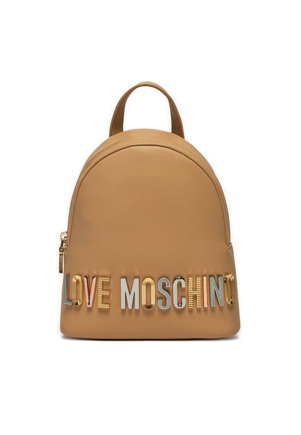 Love Moschino - Plecak LOVE MOSCHINO. Kolor: brązowy