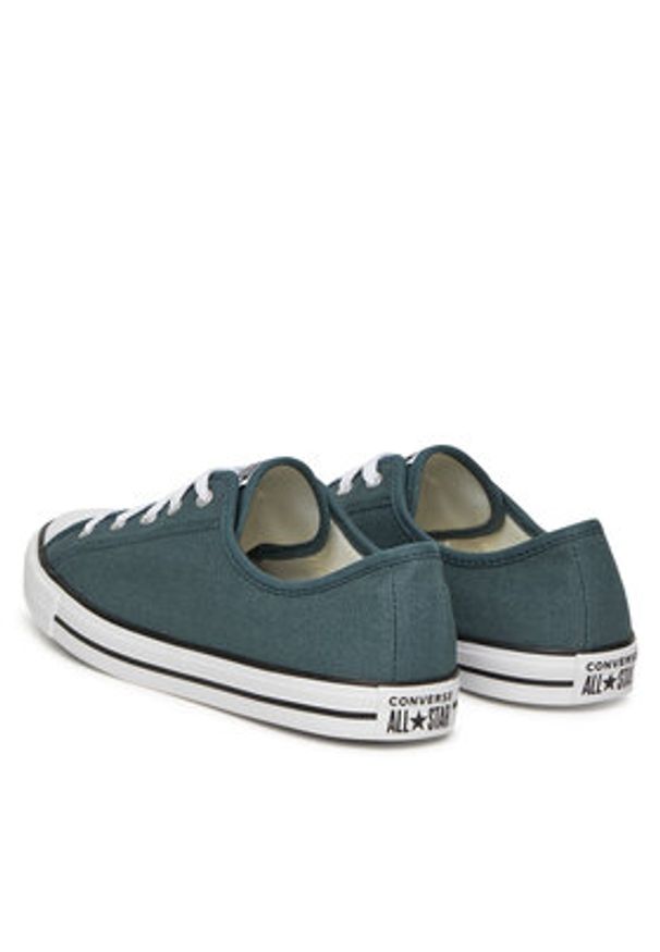 Converse Trampki Chuck Taylor All Star Dainty A12566C Zielony. Kolor: zielony. Materiał: materiał