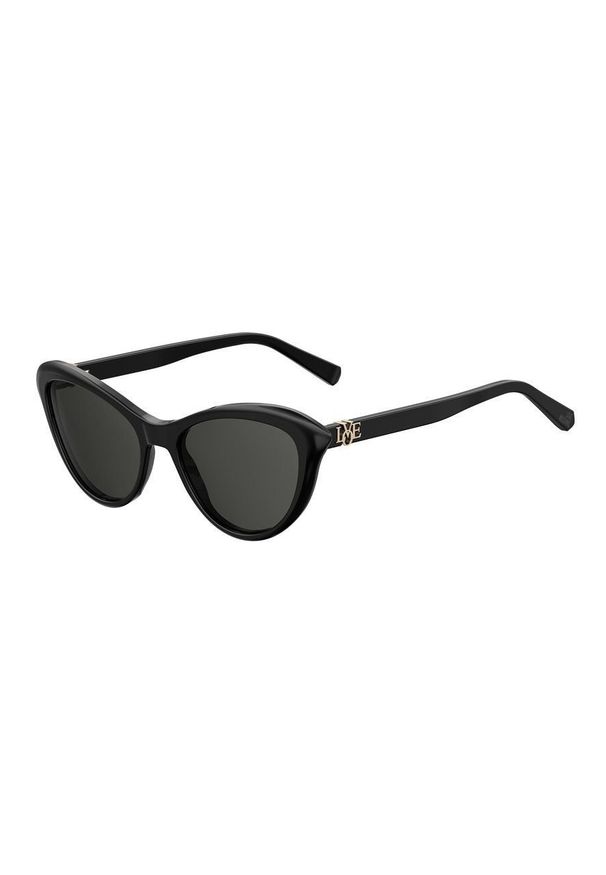 Love Moschino Okulary przeciwsłoneczne damskie kolor czarny. Kolor: czarny