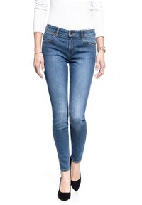 Wrangler - SPODNIE DAMSKIE WRANGLER SKINNY BLUE YOU W28KKR10H #3