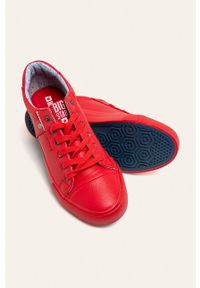 Big-Star - Big Star - Tenisówki. Nosek buta: okrągły. Zapięcie: sznurówki. Kolor: czerwony. Materiał: syntetyk, materiał, skóra ekologiczna, guma. Szerokość cholewki: normalna #2