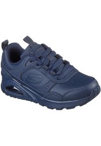 skechers - Adidasy Skechers Uno Gen1-class Edge, Mężczyźni. Kolor: niebieski. Materiał: syntetyk, materiał. Sport: fitness