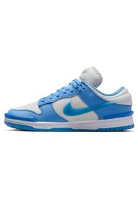 Buty do chodzenia damskie Nike Dunk Low Twist. Zapięcie: sznurówki. Kolor: niebieski. Materiał: materiał, tkanina, syntetyk. Szerokość cholewki: normalna. Sport: turystyka piesza