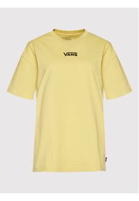 Vans T-Shirt Flying V VN0A7YUT Żółty Oversize. Kolor: żółty. Materiał: bawełna #3