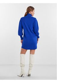 YAS Sukienka dzianinowa 26030696 Niebieski Regular Fit. Kolor: niebieski. Materiał: dzianina, wiskoza #4