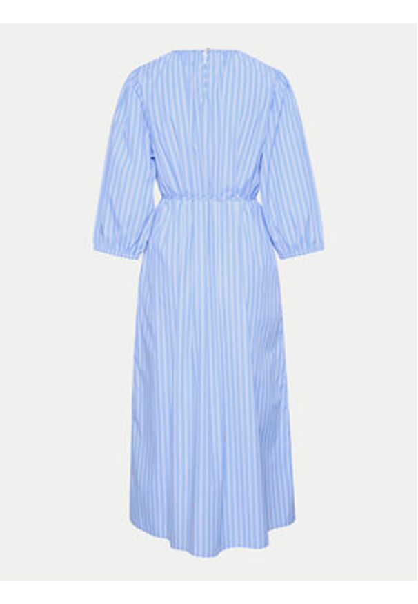 Kaffe Sukienka koszulowa Mackie 10508856 Niebieski Relaxed Fit. Kolor: niebieski. Materiał: bawełna. Typ sukienki: koszulowe