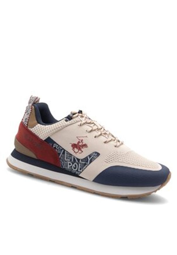Beverly Hills Polo Club Sneakersy PASEO-01 Beżowy. Kolor: beżowy. Materiał: materiał