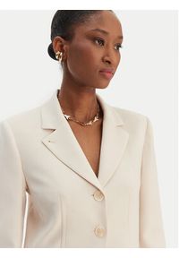 Patrizia Pepe Marynarka 8S0559/A6F5-W409 Écru Regular Fit. Materiał: syntetyk #5