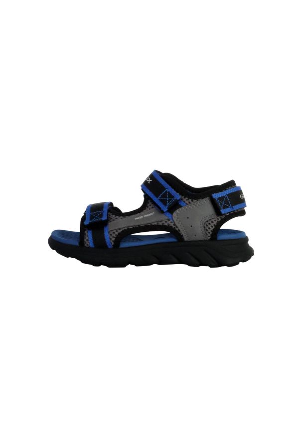 Sandały Geox J Sandal Airadyum B. Kolor: niebieski. Materiał: tkanina, syntetyk. Sport: turystyka piesza