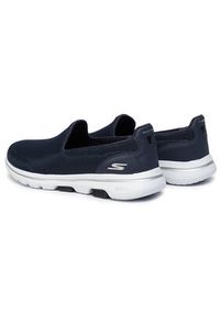 skechers - Skechers Półbuty Go Walk 5 15901/NVW Granatowy. Kolor: niebieski. Materiał: materiał