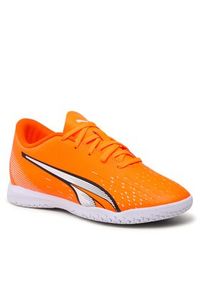 Puma Buty do piłki nożnej Ultra Play It Jr 107237 01 Pomarańczowy. Kolor: pomarańczowy. Materiał: skóra #6