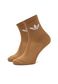 Adidas - adidas Zestaw 6 par wysokich skarpet unisex Trefoil Cushion JY2678 Kolorowy. Materiał: materiał, bawełna. Wzór: kolorowy #4