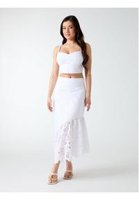 Guess Spódnica mini 182692 Biały Classic Fit. Kolor: biały #4