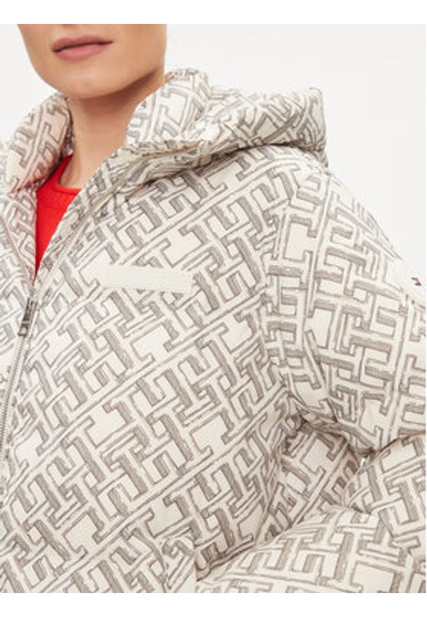TOMMY HILFIGER - Tommy Hilfiger Kurtka puchowa Amd New York WW0WW40841 Beżowy Relaxed Fit. Kolor: beżowy. Materiał: syntetyk