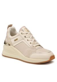 Sneakersy Liu Jo. Kolor: beżowy