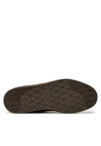 TOMMY HILFIGER - Tommy Hilfiger Botki Faux Fur Nubuck Low Lace-Up FW0FW08172 Brązowy. Kolor: brązowy. Materiał: skóra #6