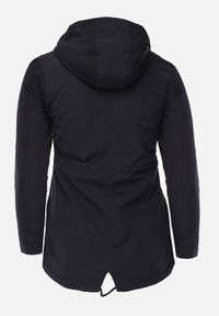 Born2be - Granatowo-Żółta Przejściowa Kurtka Dwustronna o Kroju Parki z Pikowaniem Wewnątrz Zidelle. Typ kołnierza: kaptur. Kolor: niebieski. Materiał: poliester, jeans. Styl: sportowy #7