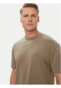 C.P. Company T-Shirt 21CMTS135A005100W Beżowy Regular Fit. Kolor: beżowy. Materiał: bawełna #2