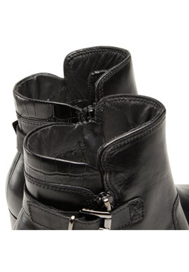 Lasocki Botki WB-TIZIANA-AW22-11 Czarny. Kolor: czarny. Materiał: skóra