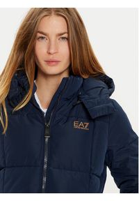EA7 Emporio Armani Płaszcz zimowy 6DTL01 TN8AZ 0562 Granatowy Regular Fit. Kolor: niebieski. Materiał: syntetyk. Sezon: zima