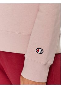 Champion Bluza Crewneck Sweatshirt 117042 Różowy Regular Fit. Kolor: różowy. Materiał: bawełna #3