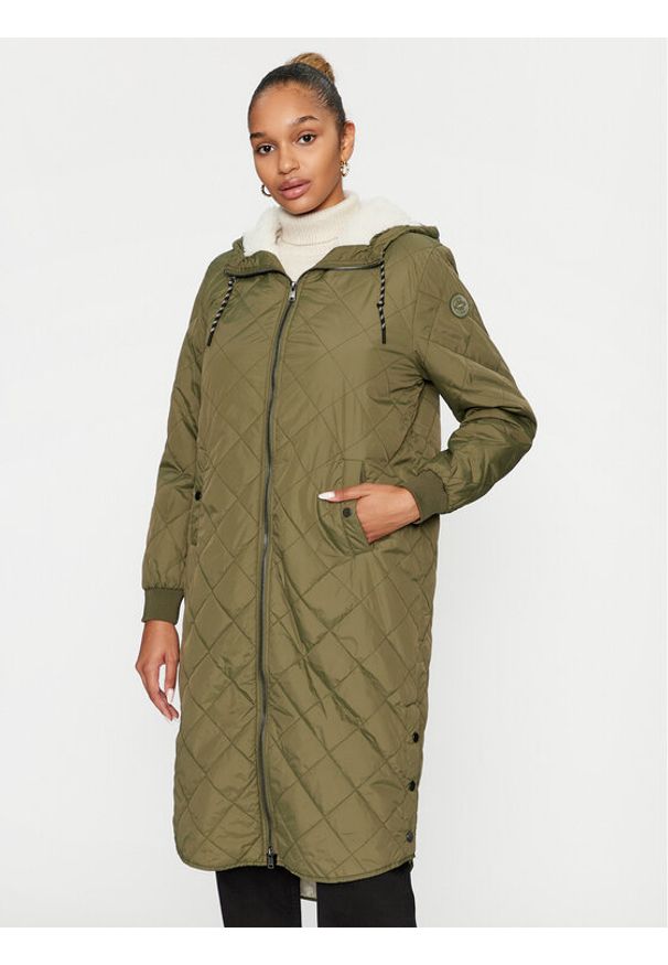 only - ONLY Płaszcz zimowy 15295389 Zielony Regular Fit. Kolor: zielony. Materiał: syntetyk. Sezon: zima