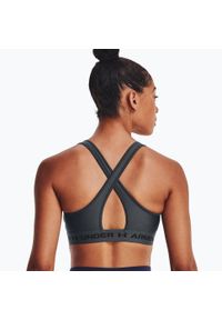 Stanik fitness cardio Under Armour Crossback Mid. Kolor: wielokolorowy, szary, fioletowy. Sport: fitness #2