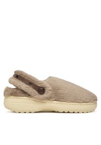 Kapcie Crocs. Kolor: beżowy
