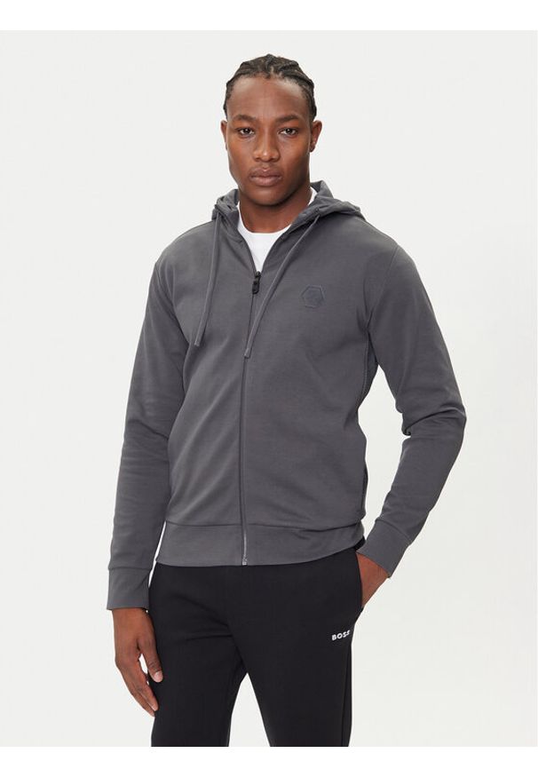 BOSS Bluza Saggy Future 50545581 Szary Relaxed Fit. Kolor: szary. Materiał: bawełna