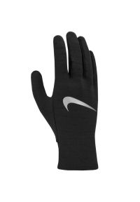 Nike - Rękawice Zimowe Damskie ThermaFit. Kolor: czarny. Sezon: zima. Sport: turystyka piesza