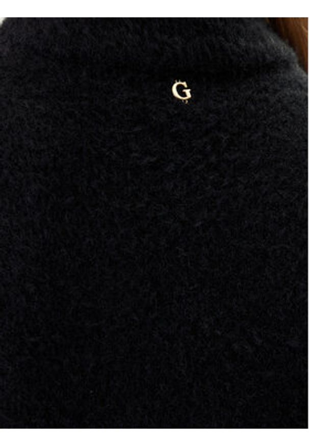 Guess Sweter W5BR92 Z3BJ0 Czarny Relaxed Fit. Kolor: czarny. Materiał: syntetyk
