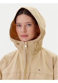 TOMMY HILFIGER - Tommy Hilfiger Parka WW0WW45621 Beżowy Regular Fit. Kolor: beżowy. Materiał: syntetyk #5