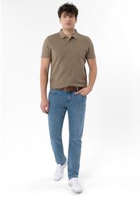 Volcano - Niebieskie jeansy, Straight Leg, D-LEON 57. Kolekcja: plus size. Kolor: niebieski #1