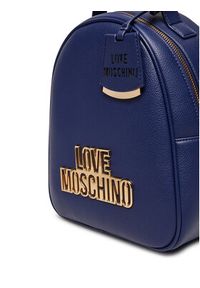 Love Moschino - LOVE MOSCHINO Plecak JC4338PP0LKO0750 Granatowy. Kolor: niebieski. Materiał: skóra #5