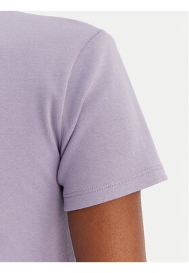 Hugo - HUGO T-Shirt Delanor 50512000 Fioletowy Slim Fit. Kolor: fioletowy. Materiał: bawełna